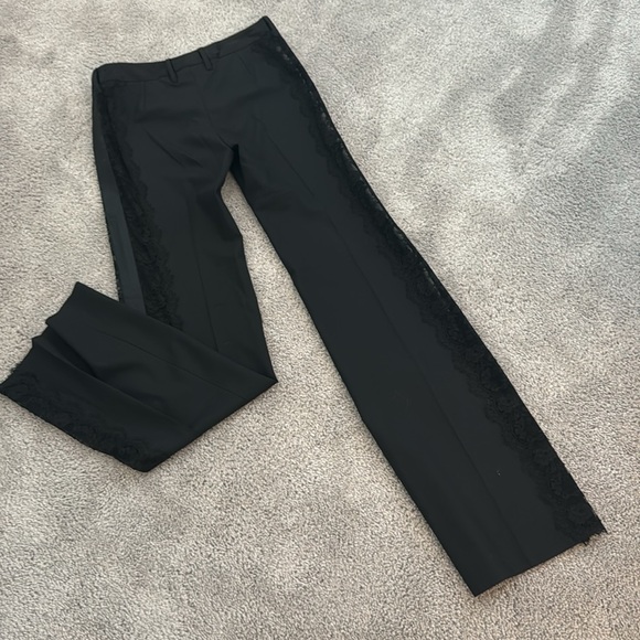 Dolce & Gabbana Tuxedo Pants With lace Inserts - Picture 4 of 4